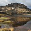 Linda paisagem no Parque Nacional Cajas, na região de Cuenca, no Equador